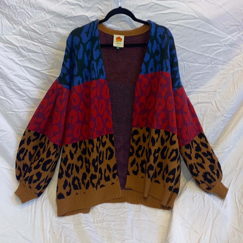 Farm Rio leopard cardigan